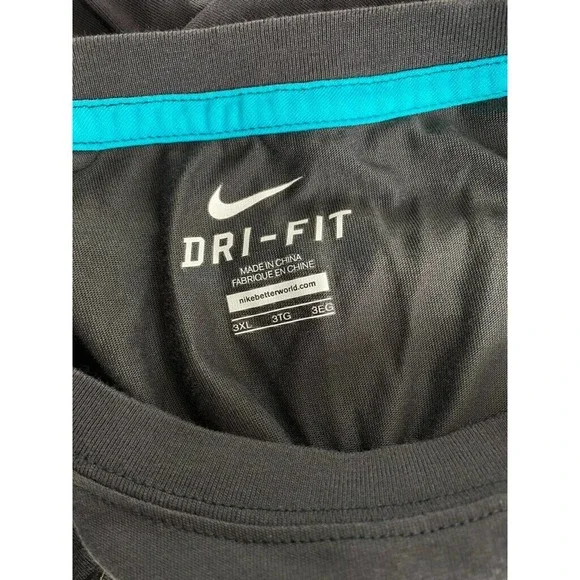 Nike Lebron James Orbis Non Sufficit Lion Tee Shirt Size 3XL Gray - Picture 10 of 11